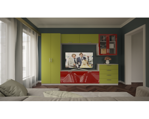 Стенка 3D Глянец 22