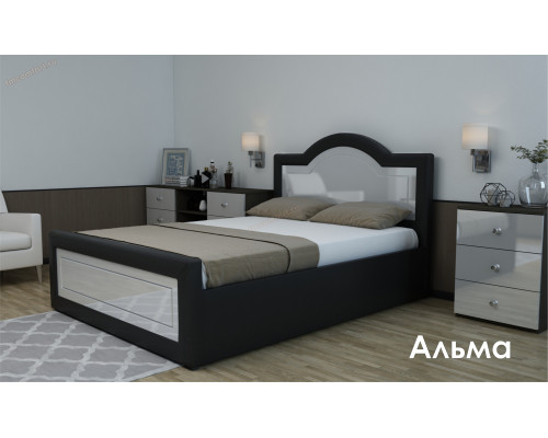 Кровать Альма (в обивке)