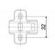 Петля Boyard H302A02/2410 c доводчиком