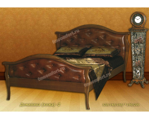 Кровать Доминика (кожа) 2 Кровать Доминика (кожа) 2