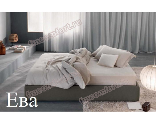 Кровать Ева - с мягким изголовьем Кровать Ева - с мягким изголовьем