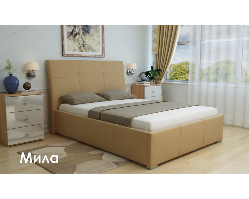 Кровать Мила (в обивке)